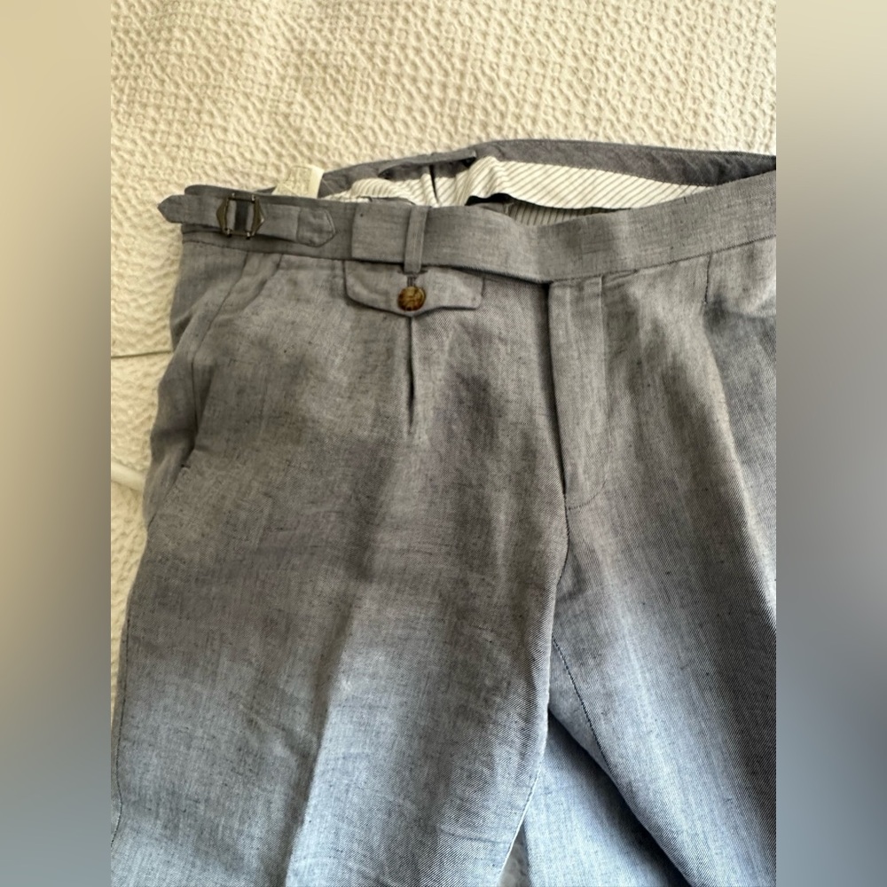 Suitsupply Brentwood Trousers 32, Linen Cotton